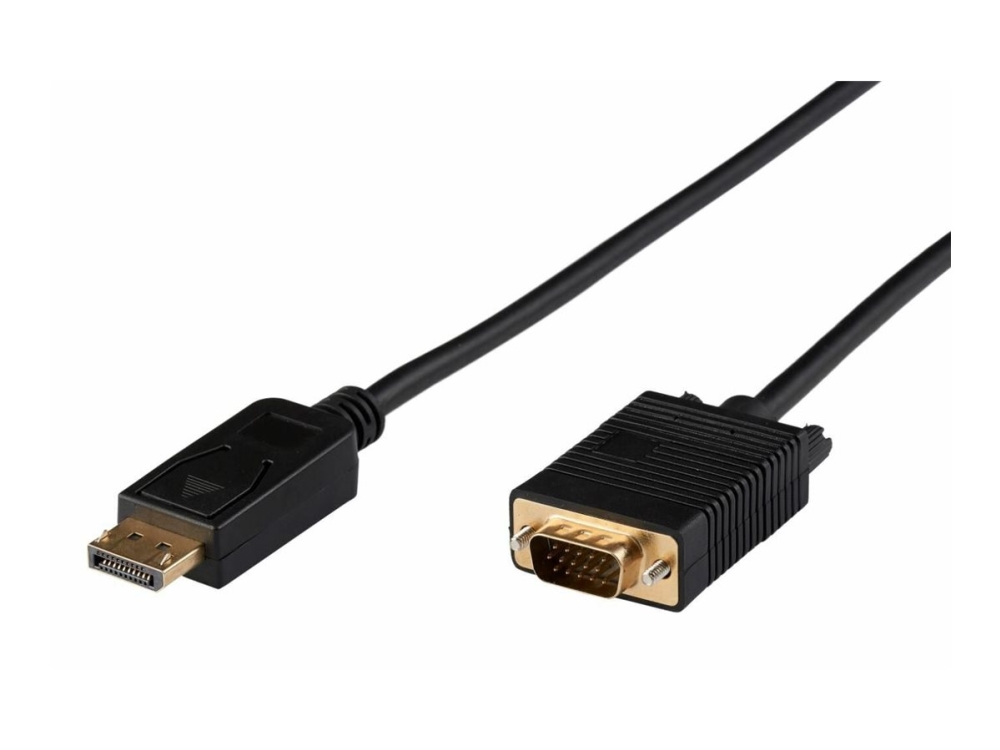 Microconnect - Video Transformer - Displayport - Vga - Sort