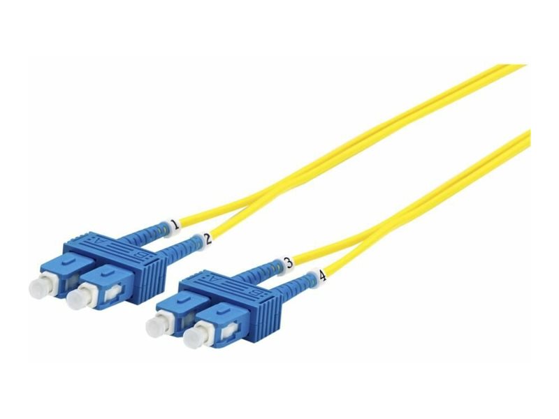Microconnect - Netzwerkkabel - Sc/Pc Singlemode (Stecker) Zu Sc/Pc Singlemode (Stecker) - 1 M - Glasfaser - 9 / 125 Mikron - Os2 - Halogenfrei - Gelb