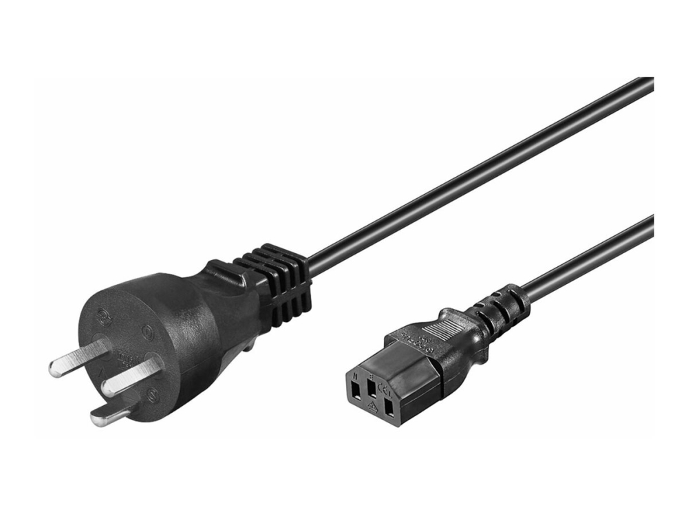 MicroConnect - Strömkabel - DK 2-5A (hane) till power IEC 60320 C13 - 3 m - svart - Danmark | Annan EL - Övriga artiklar | GameStuff