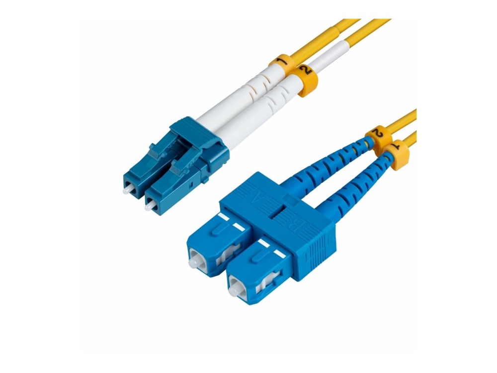 Microconnect - Netzwerkkabel - Lc/Upc Singlemode (Stecker) Auf Sc/Upc Singlemode (Stecker) - 10 M - Glasfaser - 9/125 Mikron - Os1 - Gelb