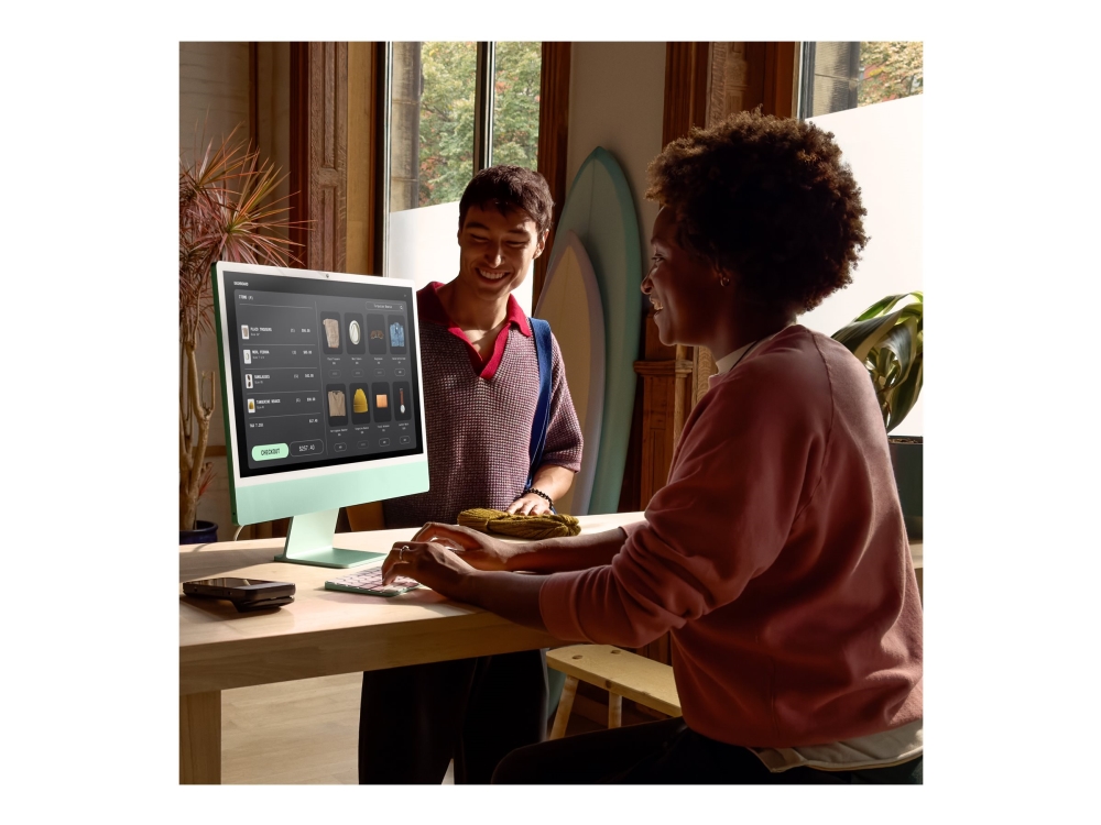 Apple iMac with 4.5K Retina display - Allt-i-ett M4 - RAM 16 GB - SSD 256 GB - Apple M4 10-core - Gigabit Ethernet, IEEE 802.11ax (Wi-Fi 6E), Bluetooth 5.3 - macOS Sequoia 15.0 - skärm: LED 24 4480 x 2520 (4.5K) - tangentbord: dansk - silver | Datorer & Surfplattor - Stationära datorer - Apple | GameStuff
