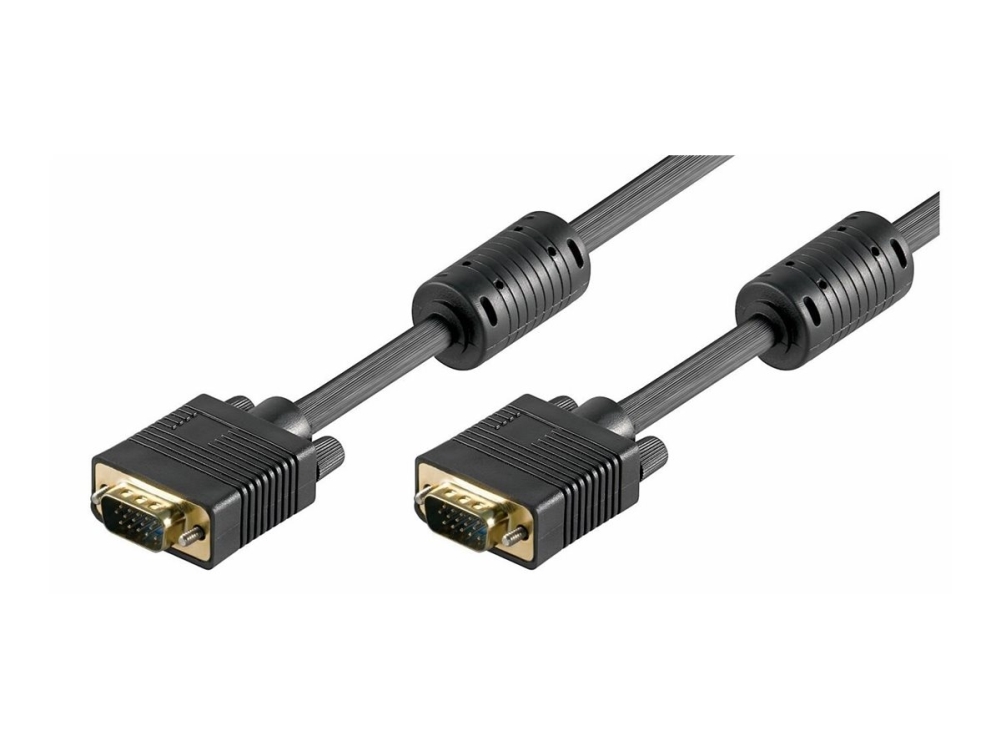 Microconnect Svga - 5M - Vga (D-Sub) - Vga (D-Sub) - Han/Hun - Sort - Hd-15 (Mongg5fb)
