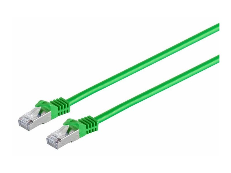 MicroConnect - Netværkskabel - RJ-45 (han) til RJ-45 (han) - 5 m - SFTP, PiMF - CAT 7 - grøn