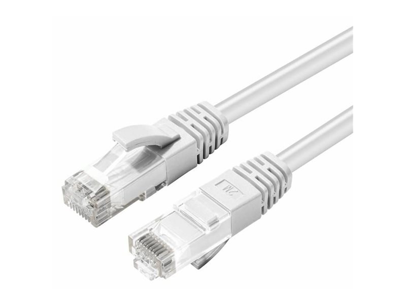 MicroConnect - Patch-kabel - RJ-45 (hane) till RJ-45 (hane) - 1.5 m - 5 mm - UTP - CAT 6a - halogenfri, inomhus, formpressad, rund, hakfri - vit | Datortillbehör - Kablar & adaptrar - Nätverkskablar | GameStuff