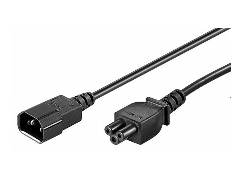 MicroConnect Power Cord Notebook - Strømkabel - IEC 60320 C5 til IEC 60320 C14 - 1.8 m - sort