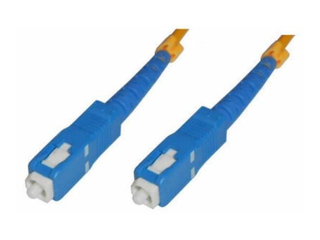 MicroConnect - Netværkskabel - SC/UPC enkelttilstand (han) til SC/UPC enkelttilstand (han) - 15 m - 15 m. - fiberoptik - 9 / 125 micron - halogenfri - gul