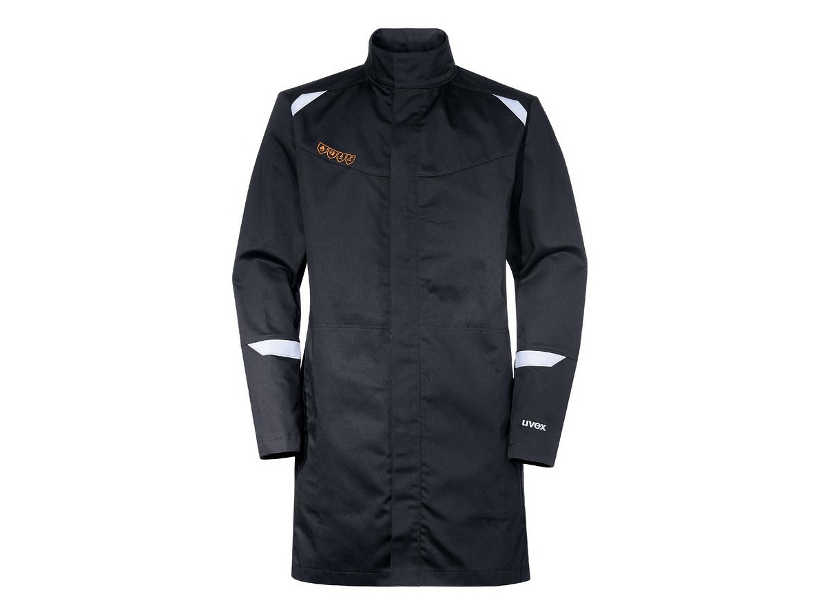 Uvex suXXeed arc, Jakke, Mand, Grafit, 5XL, Klaplukning, Lynlås, Bomuld, Polyester