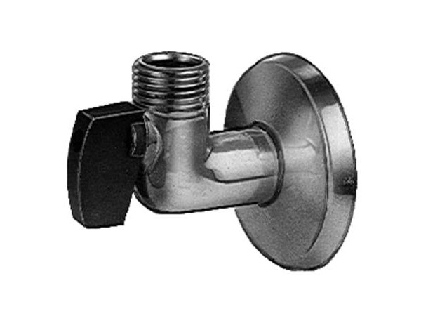 GUSTAVSBERG Securex förkromad vinklad kulventil 1/2 nippel/nippel med handtag &amp rosett | N - A | GameStuff