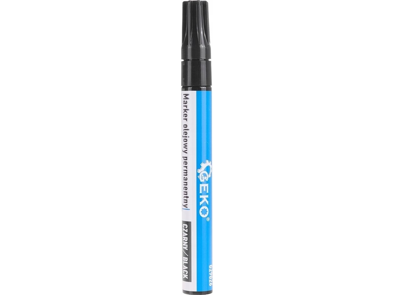 Geko Permanent Oil Marker Schwarz - Displaykarton (24/480)