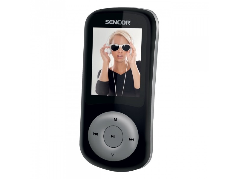 Sencor Sfp 5870Bs Mp4 Player, Mp3, Mp4, 8Gb, Fm, Black-Gray