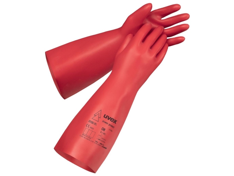 Uvex power protect V1000, Isolerade handskar, Röd, Vuxen, Vuxen, Unisex, Elektrostatiskt urladdningsskydd (ESD) | Kläder & Säkerhet - Handskar - Skyddshandskar | GameStuff