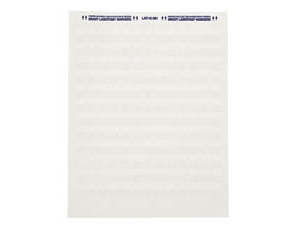Brady 24570, Durchscheinend, Weiß, Selbstklebendes Druckeretikett, Acryl, Polyester, Laser, Permanent, Matte