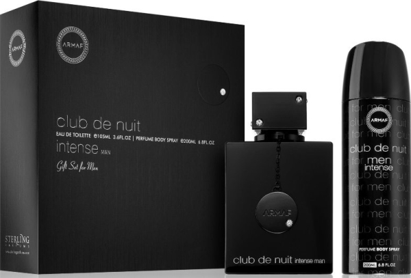 Armaf Club De Nuit Intense Men Gift Set Eau De Toilette 105 Ml And Body Spray 200 Ml