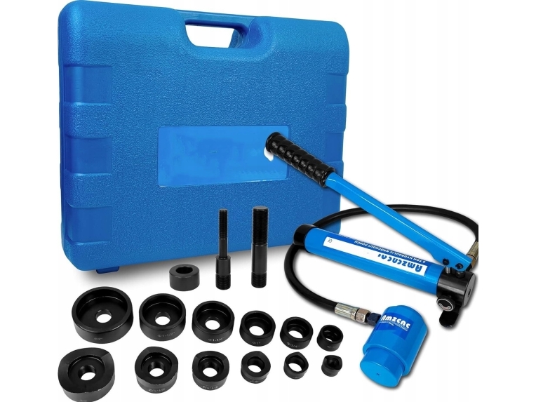 Geko hydraulisk hulskærer i plader 16-60 mm 10T (1)
