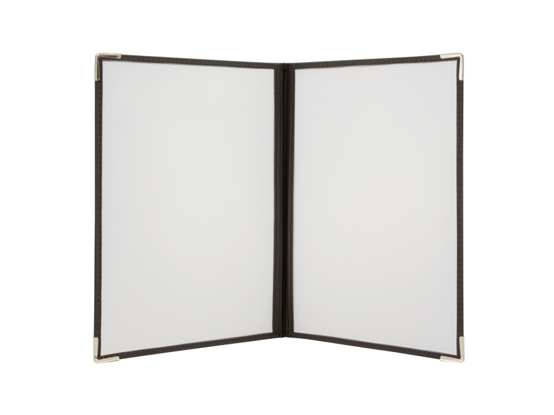 Securit A4 Crystal Bifold Menühalter