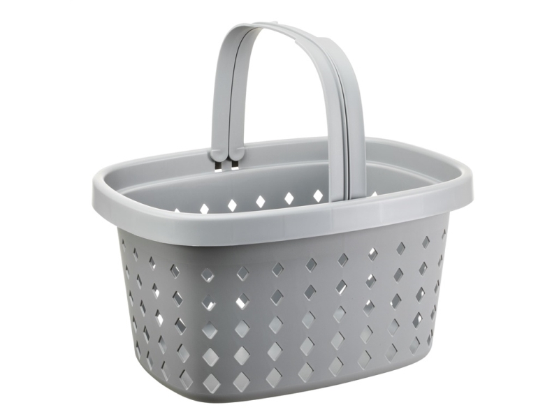 Nhg Seoul Basket With Handle 43X32x23 Grey