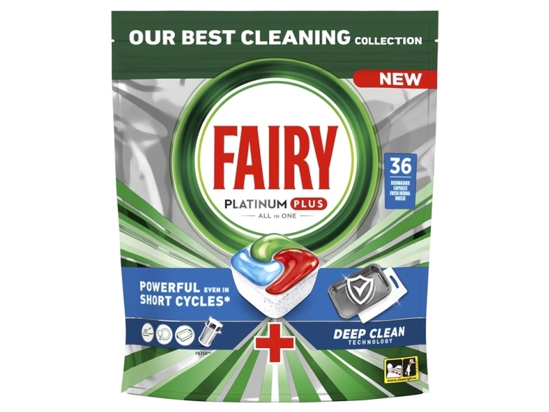 Caps Dishw Fairy Platplusdeepclean 36Pce