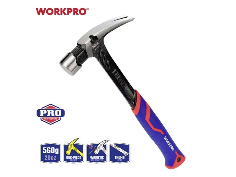 Workpro Wp241014 Verlegehammer Ergonomischer Griff, Hart 560 G 1 St