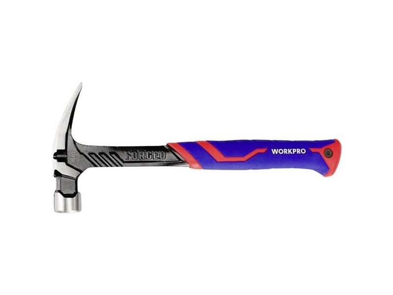 Workpro Wp241013 Klauenhammer Ergonomischer Griff, Hart 450 G 1 St