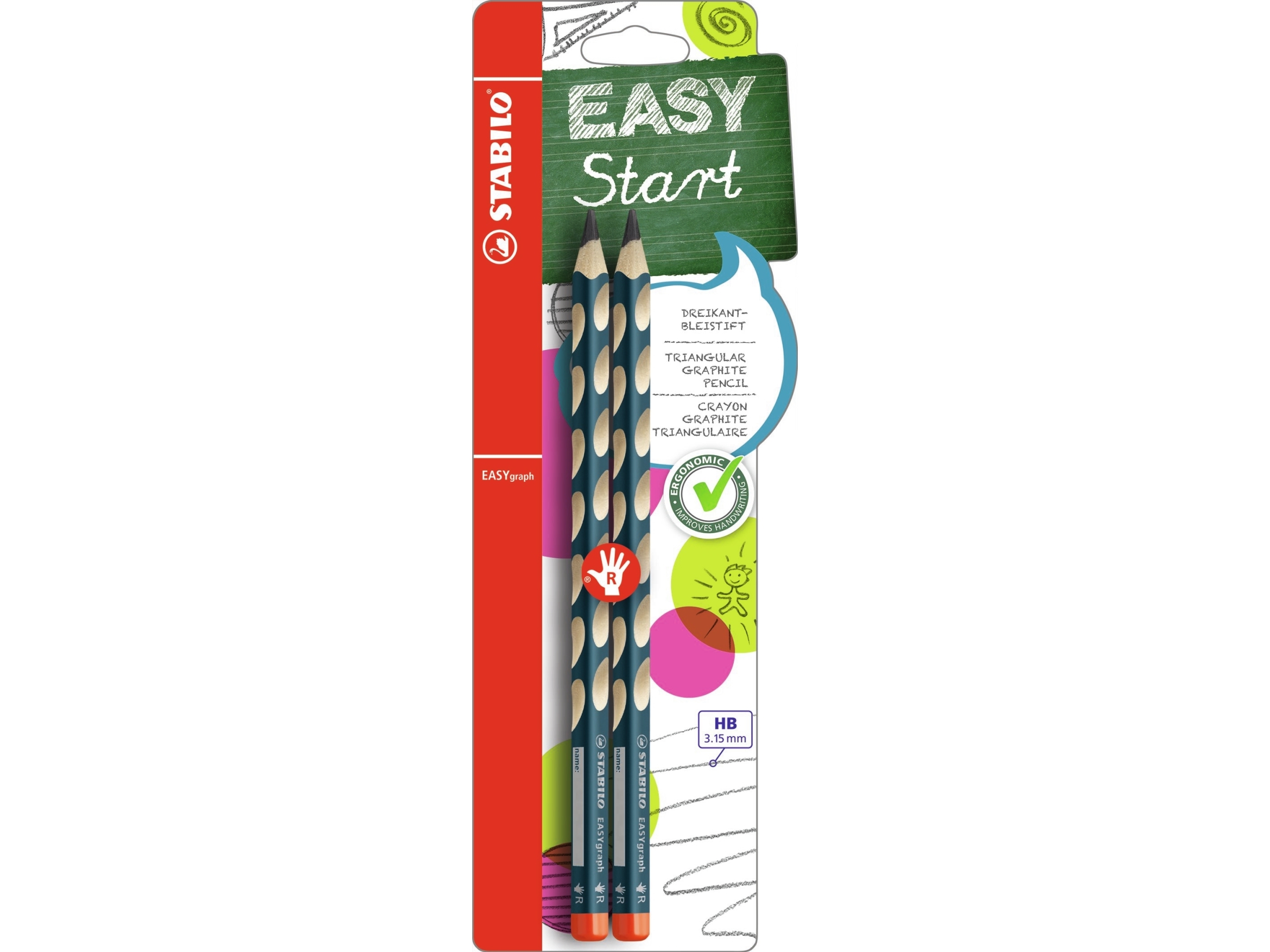 STABILO EASYgraph, HB, 1 styck | N - A | GameStuff