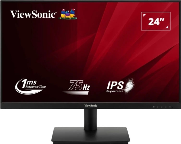 Viewsonic Va Va240-H-2, 60,5 Cm (23.8"), 1920 X 1080 Pixel, Full Hd, Led, 1 Ms, Schwarz
