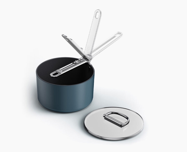 Joseph Joseph Space, Rund, Blå, Gjuten aluminium, Keramiska, Rostfritt stål, Rostfritt stål | Köksutrustning - Grytor & pannor - Grytor | GameStuff