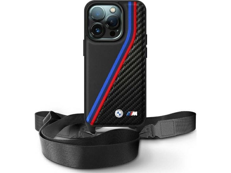 Bmw Iphone 16 Pro Max 6,9" Hartschale M Edition Carbon Tricolor Lines