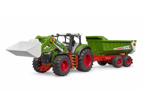 Bruder 03452 Roadmax Traktor Mit Frontlader Und Kippanhänger