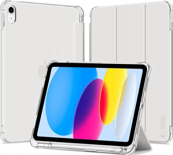 Etui Na Tablet Tech-Protect Tech-Protect Sc Pen Hybrid Ipad 10.9 10 / 2022 Crystal Silver