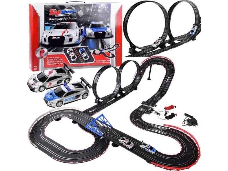 Elektrisk løbebane 2 biler RC0620 – 8 m spor – AUDI rute