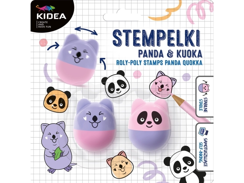 Derform Stampers Bubble Up Panda Kuoka Kidea