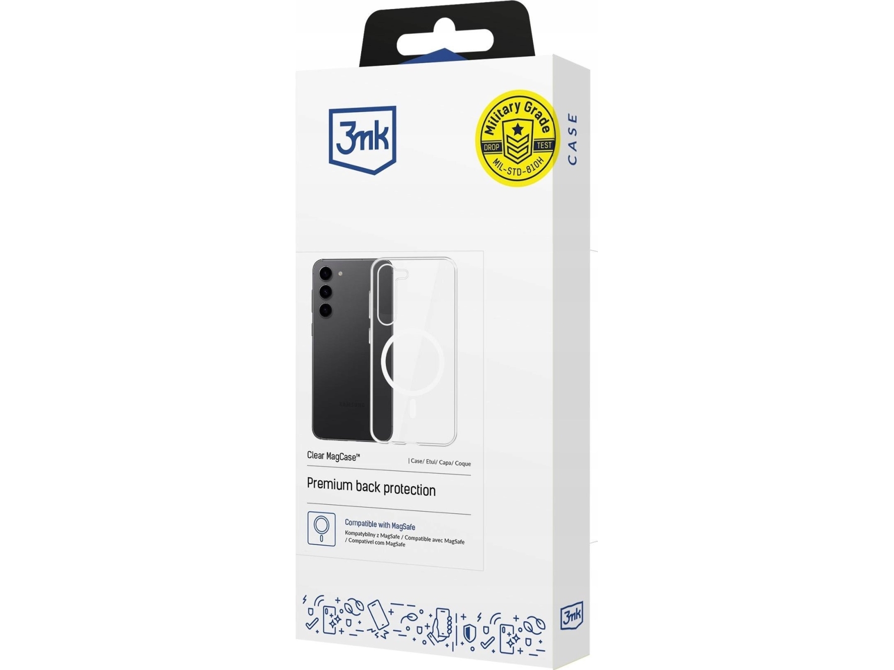 3Mk 3Mk Magcase Sam S25 Klar/Klar Kompatibel Mit Magsafe
