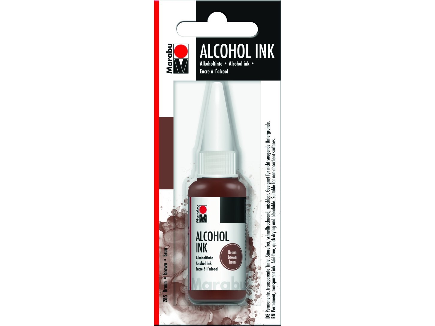 Alcohol Ink 20ml, brown 285 | Skrivredskap - Special Skrivredskap - Konstnärsprodukter | GameStuff