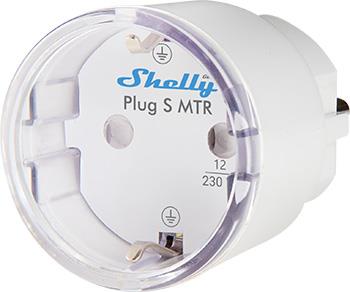Shelly Plug S Gen3 - Smart kontakt - trådlös - 802.11b/g/n - 2.4 - 2.484 GHz - vit