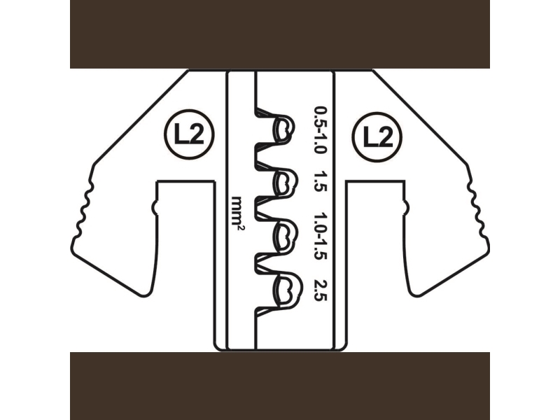 TOOLCRAFT TO-9627222 Krympeindsats JT kontakt, ST bøsningskontakt 0.5 til 2.5 mm²