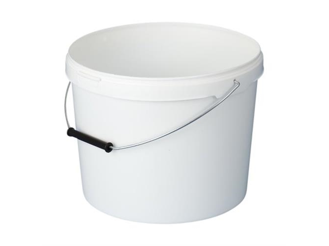 Spand 10L m/metalhånd. 289mm plast hvid | Verktyg & Verkstad - Handverktyg - Murareverktyg | GameStuff