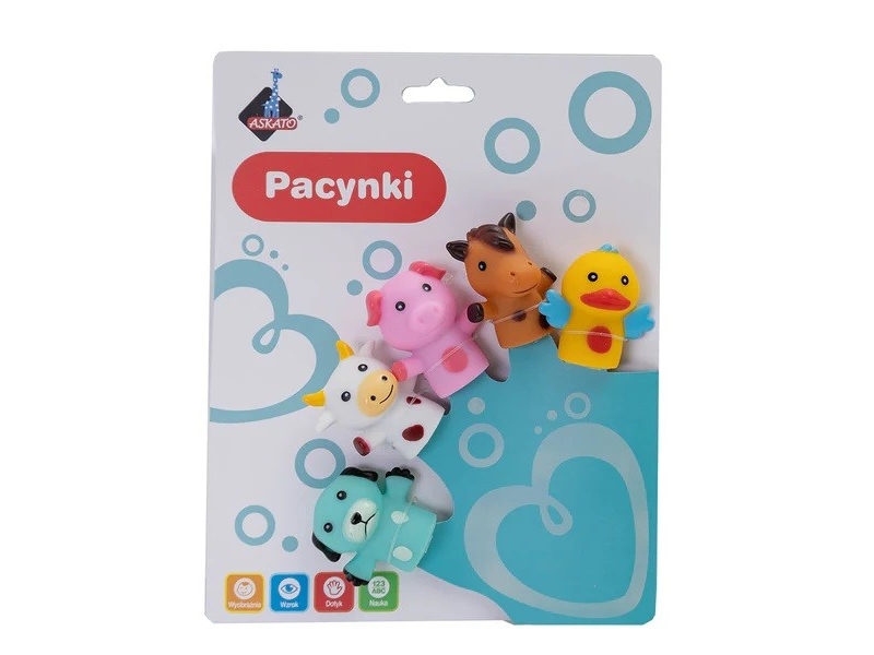 Askato Handpuppen Finger - Farmtiere