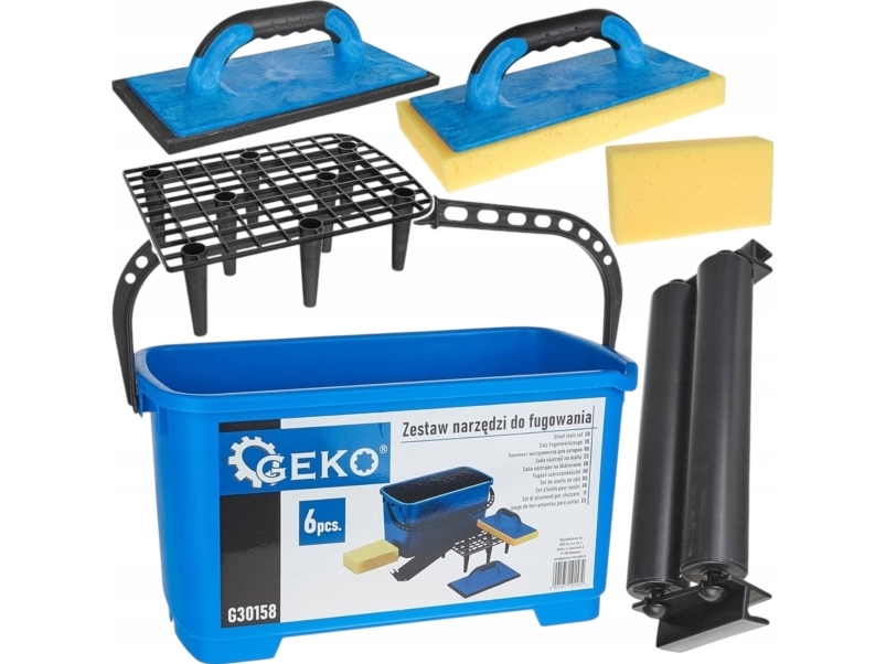 Geko fogningsverktyg 6el (6) | Färg & Tillbehör - Målningsverktyg - Tätningspistoler | GameStuff