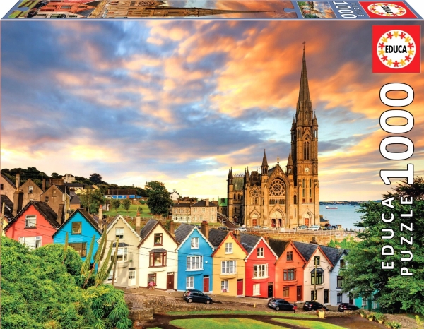 Enjoy Puzzle 1000 Katedra ¶W. Kolmana, Cobh, Irlan G3
