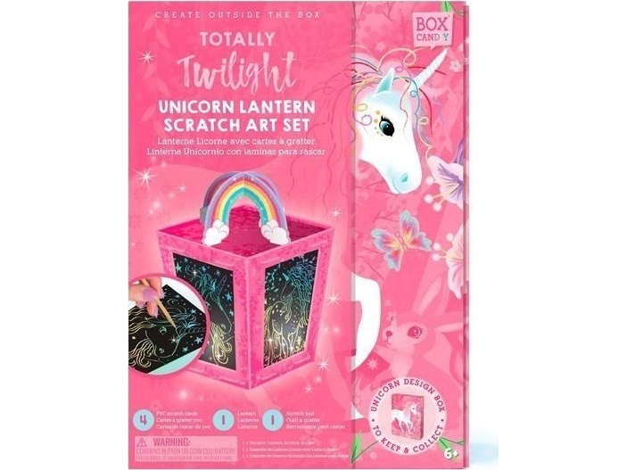 Laatikko Candiy luova raaputusarpa Lantern yksisarvinen