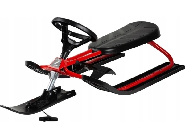 Iconic Snowracer, Rød -  Akebrett - Stål,Plast,Polyester
