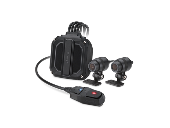 | Mivue M820wd Dual-Lens Motorcycle Driving Recorder | Receive Five Satellite Gps | Wi-Fi