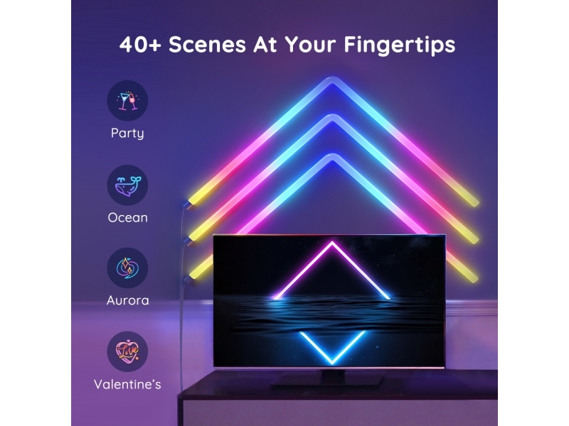 Taśma LED Govee Govee Glide (6+1) SMART LED, TV, Gaming, Home - RGBIC