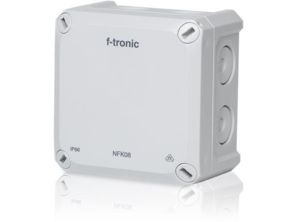 F-TRONIC Membrandåse 85x85x54mm IP66 grå | Lauritz Knudsen - LK FUGA - Dosor | GameStuff