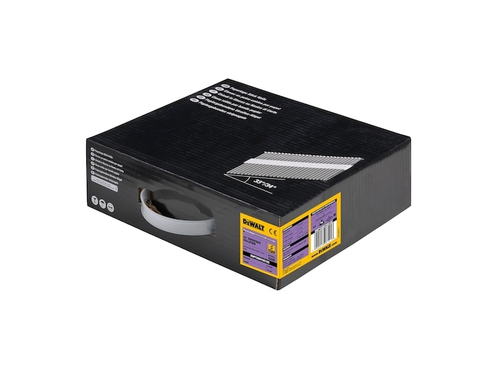 DeWALT DNPT28R75G12Z, Hættesøm, Galvaniseret metal, Sølv, 75 mm, 2,8 mm, 2200 stk