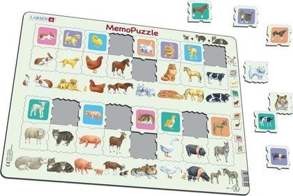Larsen Maxi Memo Mother And Baby Animal Duo 32 Pcs Puzzle