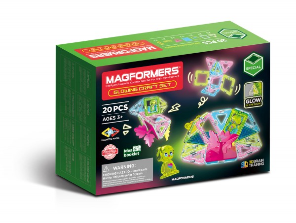 Magformers Leuchtendes Bastelset 20 Teile