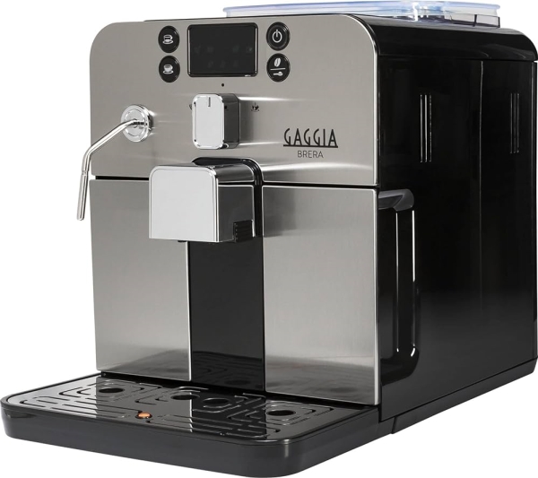 Gaggia Brera Ri9305 - Automatische Kaffeemaschine Mit Milchaufschäumer - 15 Bar - Schwarz/Silber