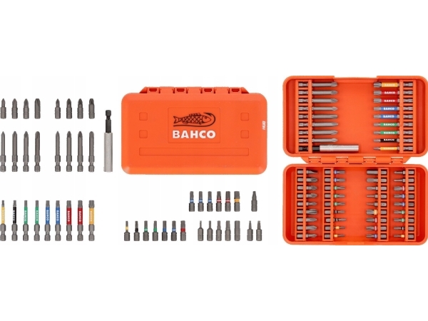 Bahco Antgalių rinkinys 1/4 54vnt PH,PH2G,PZ,SL,Hex,TORX,