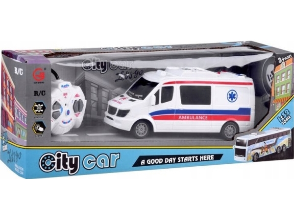 Jokomisiada Kontrollerad bil Ambulans Fjärrkontroll RC0607 | Leksaker - Bilar och andra fordon - Akutbilar | GameStuff